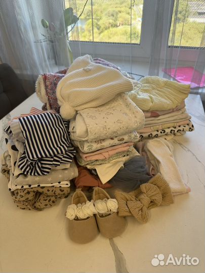 Вещи пакетом для девочки 68
