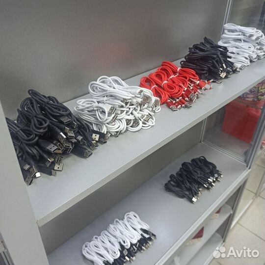 Шнуры зарядки в ассортименте