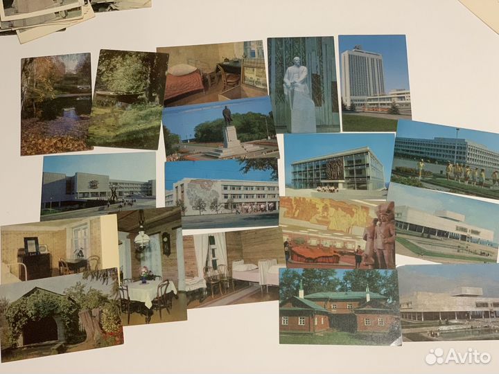 Карточки СССР открытки Ленин, Чехов, Ульяновск