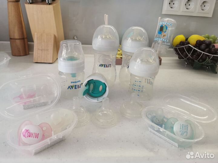 Бутылочки и соски philips avent 1 2 3 антиколик