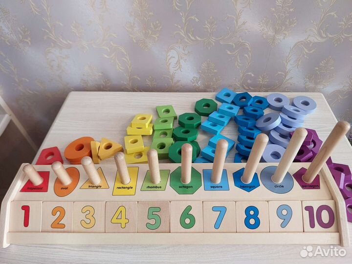 Обучающая игра Melissa&Doug Счёты разложи по цвета