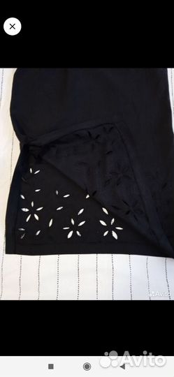 Юбка натуральный шёлк/ лён