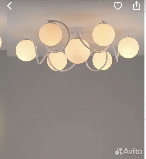 Люстра потолочная