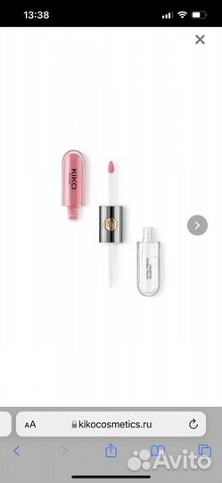 Помада, блеск для губ Kiko Milano