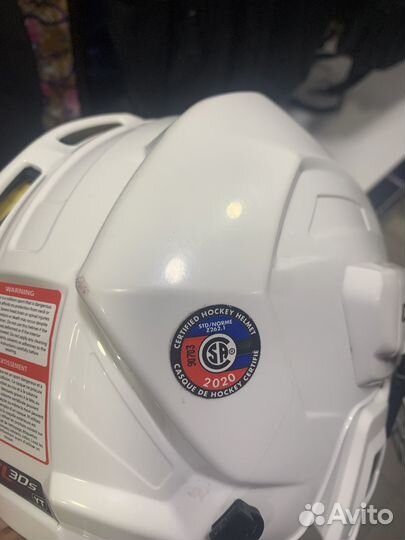 Хоккейный шлем белый CCM