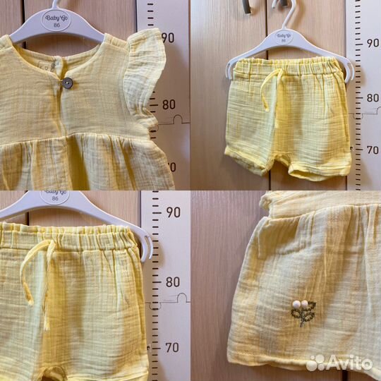 Пакет летних вещей для девочки 74р