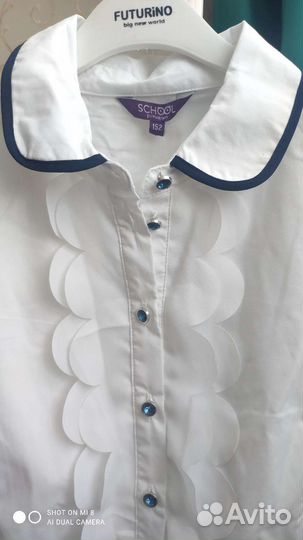 Блузка школьная праздничная