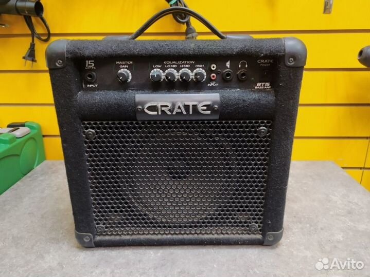 Усилитель для басс-гитары crate BT15, 15 Вт