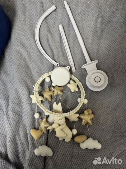 Мобиль из фетра музыкальный с подсветкой