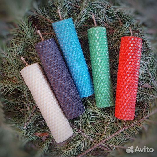 Свечи из вощины набор