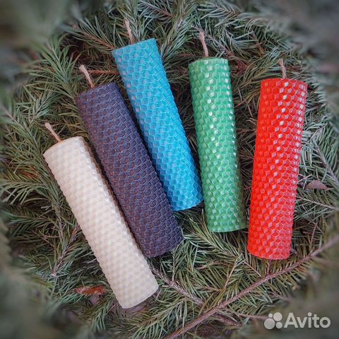 Свечи из вощины набор