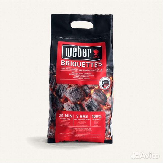 Брикеты Weber 4 kg