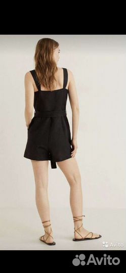 Комбинезон льняной Mango