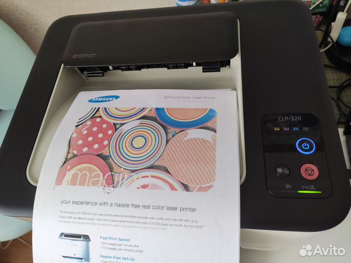 Цветной лазерный принтер samsung