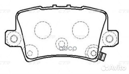 Колодки тормозные honda civic viii Hatchback 06