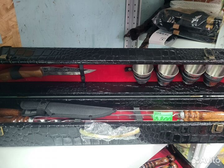 Подарочные наборы шампуров в кейсе