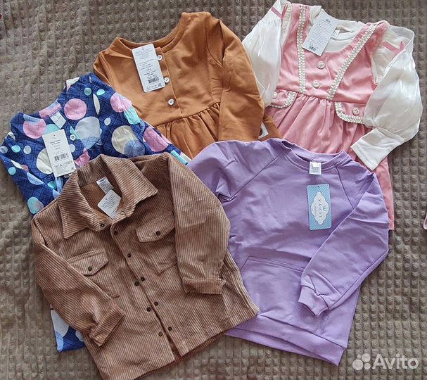 Вещи пакетом на девочку 104