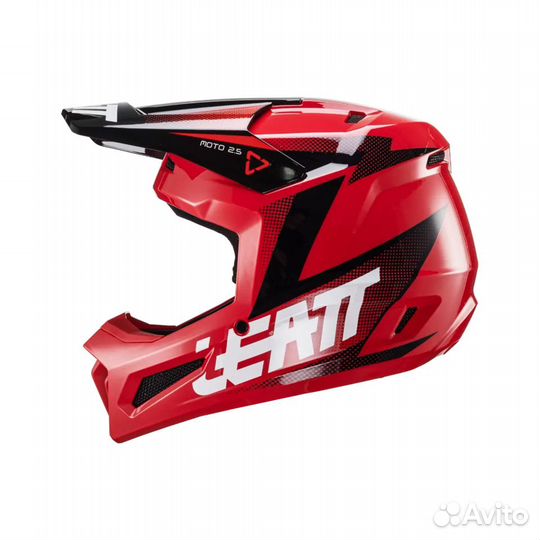 Новый Мотошлем Leatt Moto 2.5 Helmet Red 2024