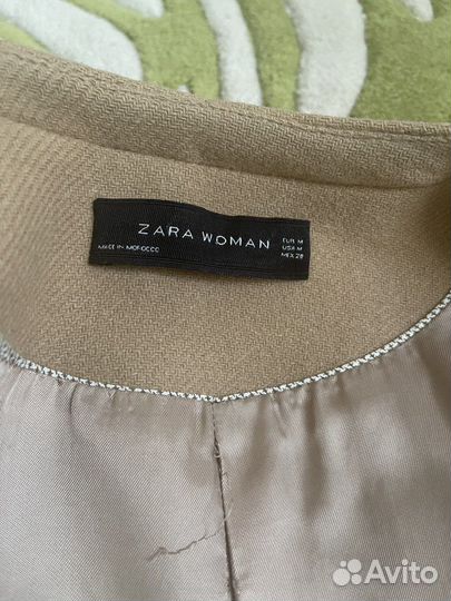 Пальто женское zara 46 48