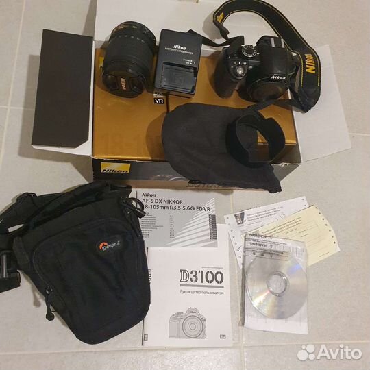 Зеркальный фотоаппарат nikon d3100