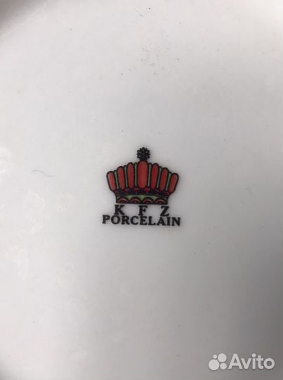 Набор фарфоровой посуды kfz porcelain тарелки