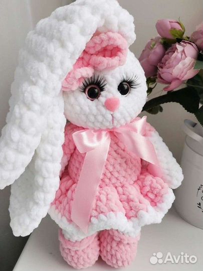 Зайки ручной работы, с метрикой, именем