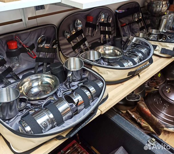 Посуда. Наборы посуды для пикника