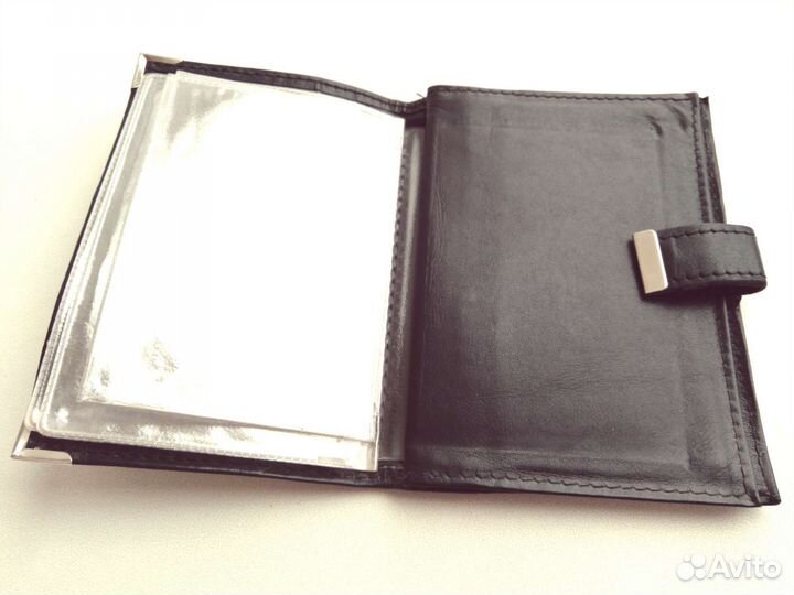 Обложка для документов из натуральной кожи