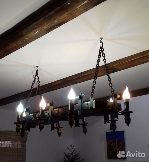 Кованая люстра