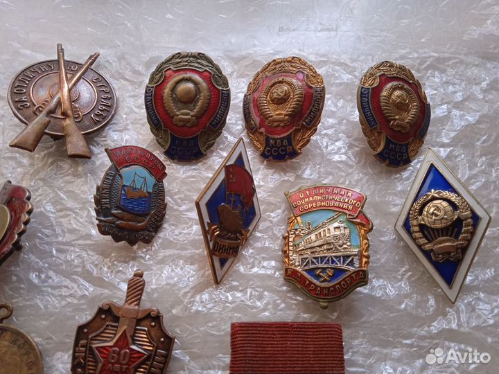 Знаки медали СССР ри оригиналы редкость