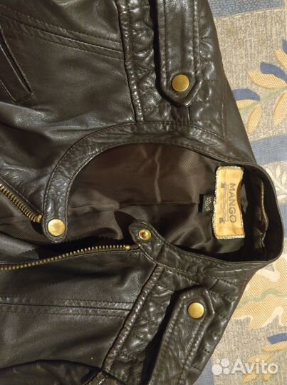 Куртка кожаная женская