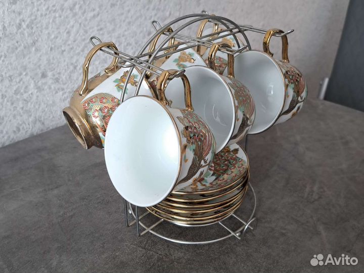Набор кружек на подставке