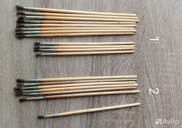 СССР: карандаши (цветные и простые), кисти лфхк