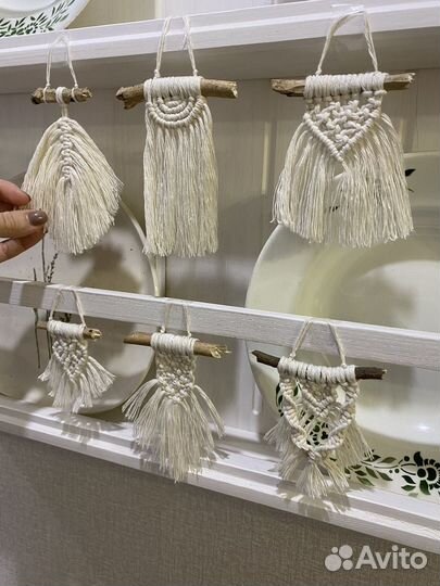 Наборы елочных украшений в стиле бохо