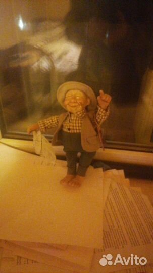 Кукла мудрого дедушки рыбака