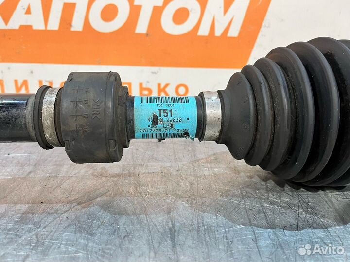 Полуось передняя левая Hyundai Santa Fe