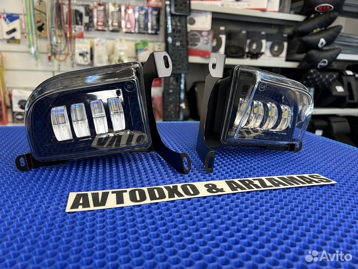 LED противотуманные фары Chevrolet Lachetti линзы