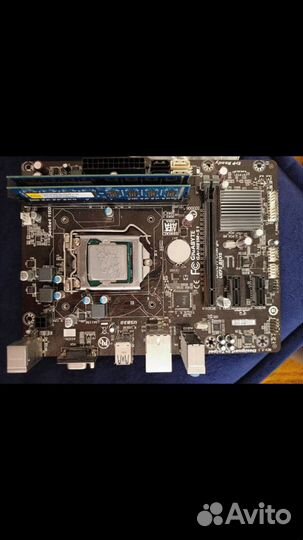 Комлект gigabyte GA-H81M-S1 +i5 4590