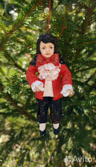 Ватные игрушки на елку