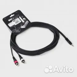 Кабель, 3,5 джек - 2х RCA invotone ACA2005 5 м