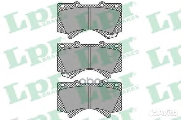 Колодки тормозные toyota land cruiser J200 4.5D