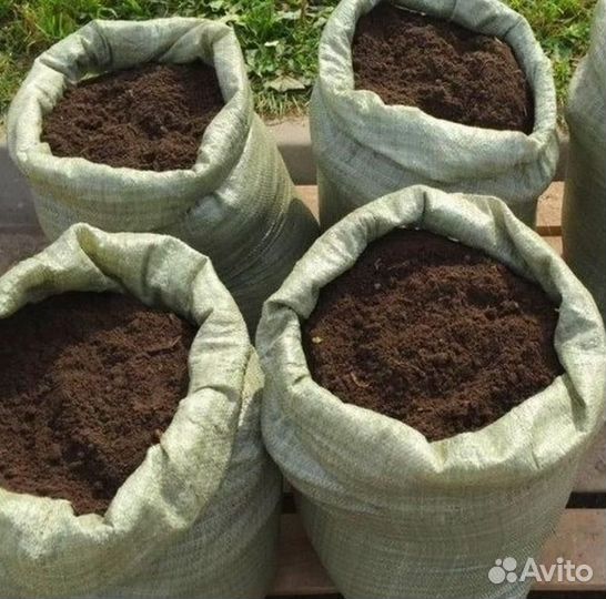 Чернозем для рассады 10 мешков