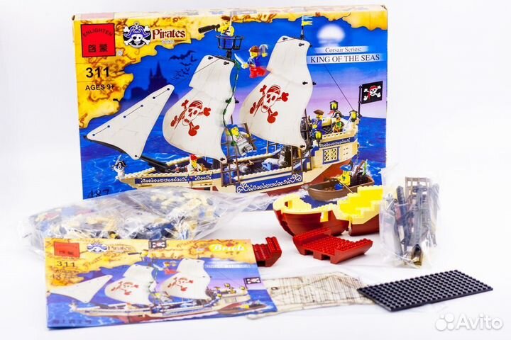 Конструктор Brick 311 Большой пиратский корабль