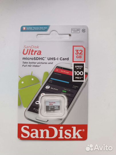 Micro SD SanDisk 32 Gb оригинал