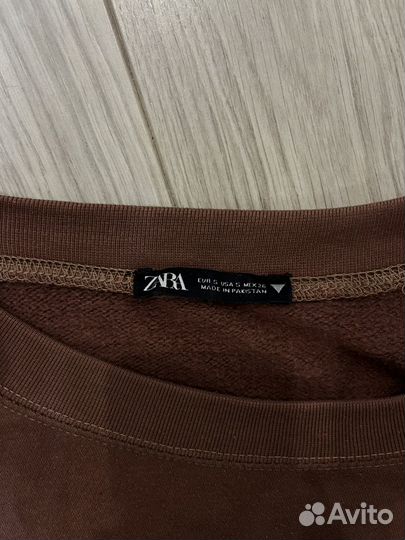 Оверсайз свитшот zara