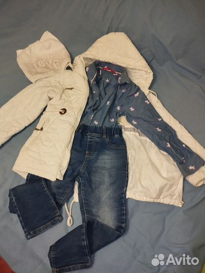 Вещи пакетом для девочки 120-128