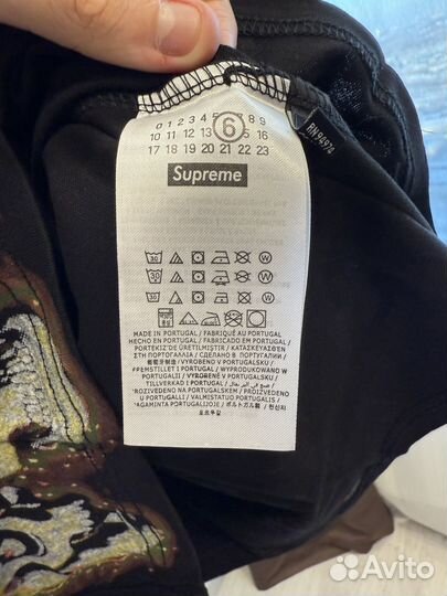 Футболка Maison margiela x supreme