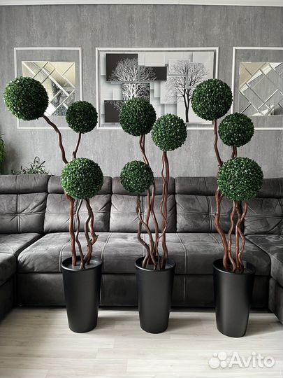 Искусственное декоративное дерево самшит