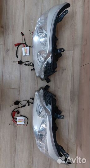Блок фары на ланд крузер прадо 150 дорестайлинг