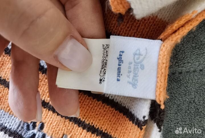 Шарф и шапка детская Дисней disney